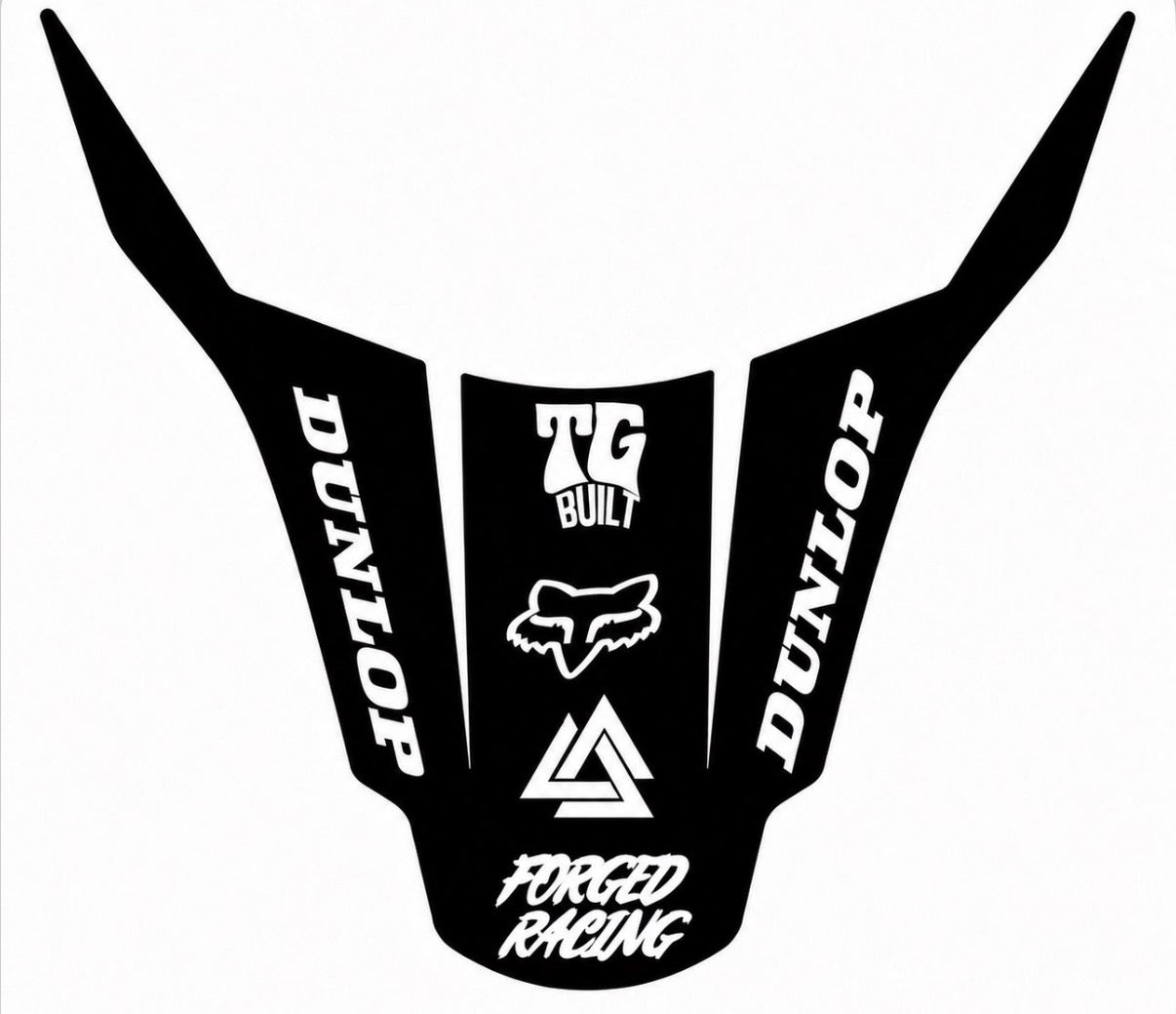 PRE DESIGNED LBX REAR FENDER DECAL