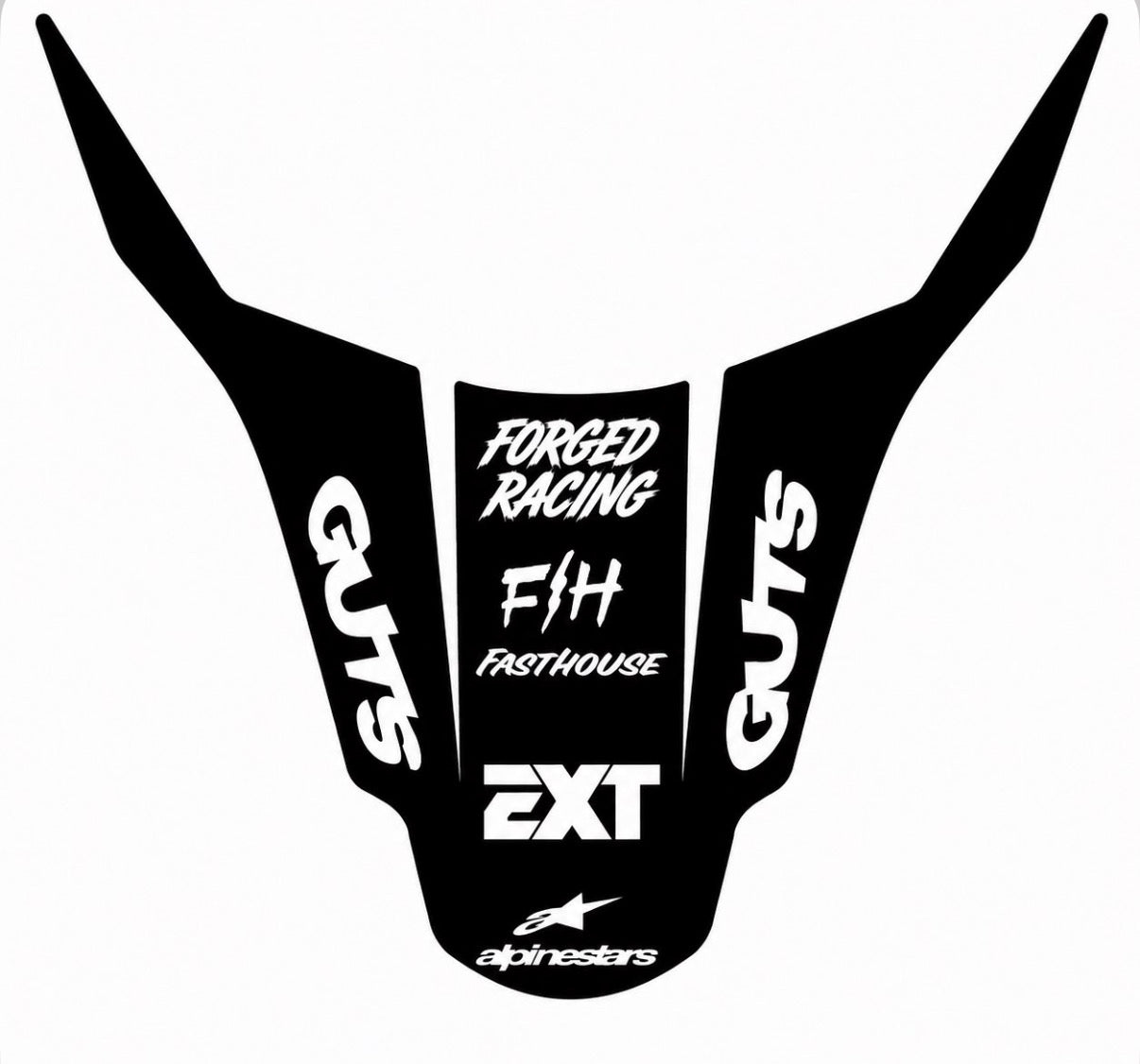 PRE DESIGNED LBX REAR FENDER DECAL