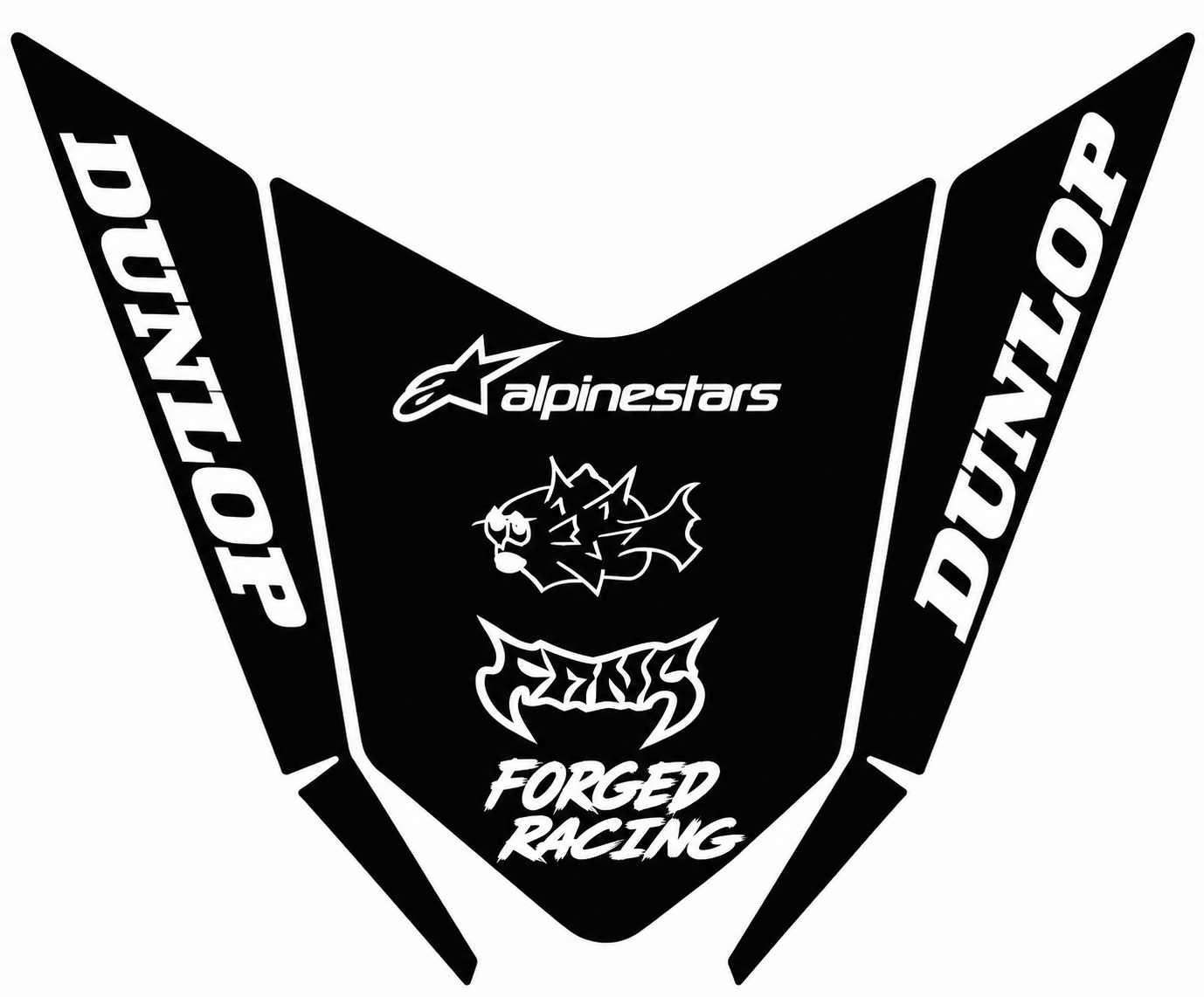 PRE DESIGNED TALARIA STING REAR FENDER DECAL