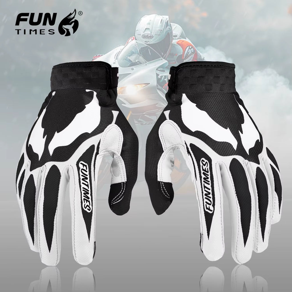 VenomTouch motorcycle and bicycle long finger riding gloves