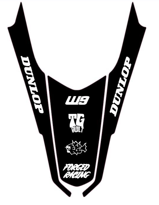 PRE DESIGNED Surron Ultra Bee Rear Fender Decals