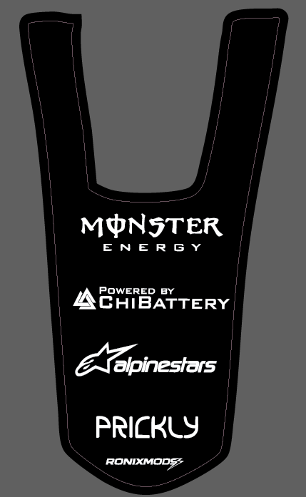 Ronix Mods Pre Design Yozma Rear Fender Decal