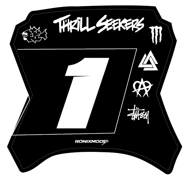Ronix Mods Pre Design Yozma Front Plate Decal