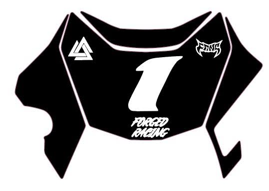 PRE DESIGNED Surron Ultra Bee Front Plate Decal