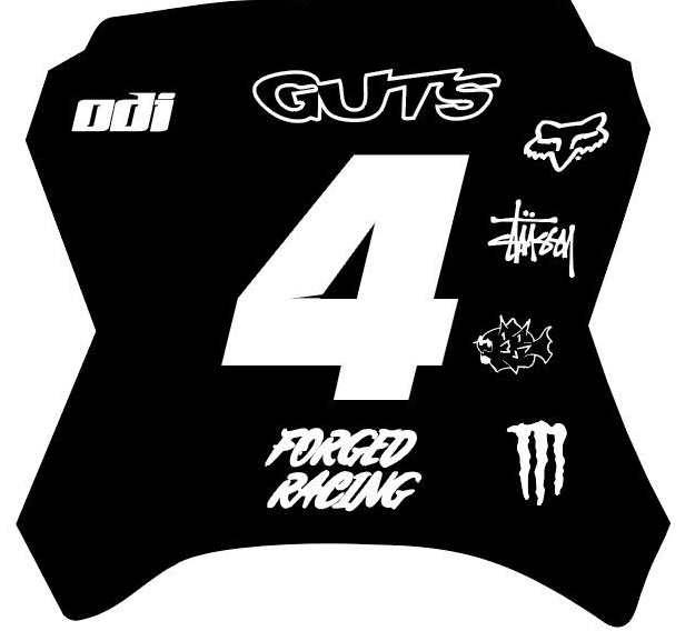 PRE DESIGNED Yozma Front Plate Decal